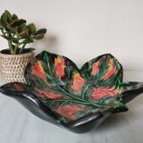 Vintage glazed ceramic trinket bowl