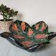 Vintage glazed ceramic trinket bowl