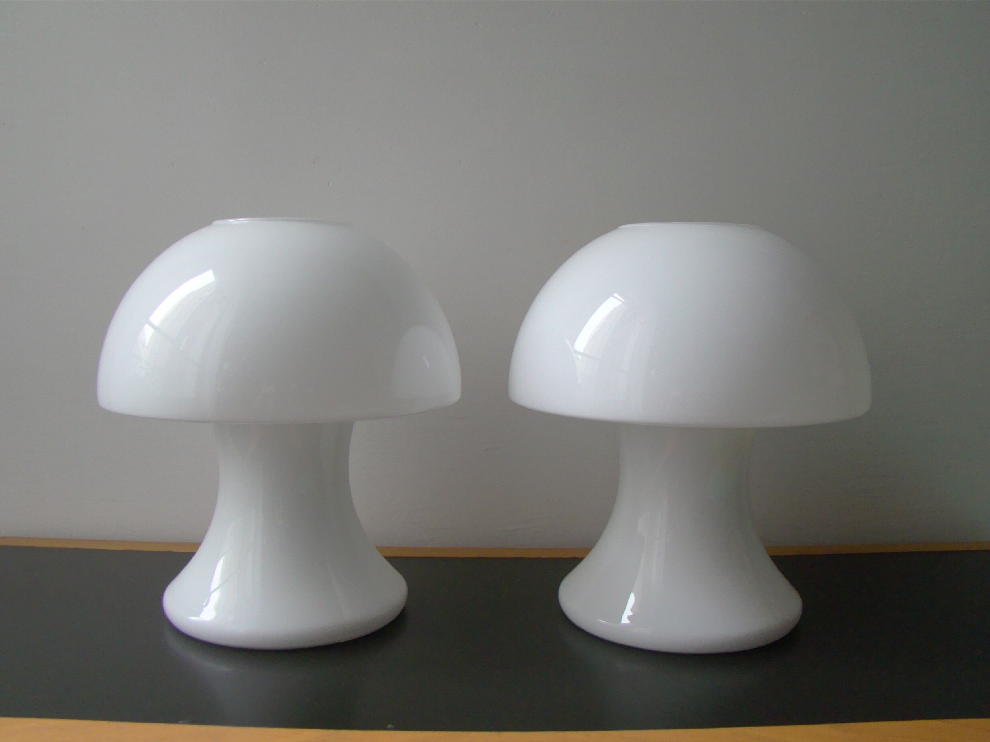 Pair of vintage lamps "Funghi " by SCE