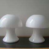 Paire de  lampes vintages "Funghi " par SCE