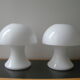 Pair of vintage lamps "Funghi " by SCE
