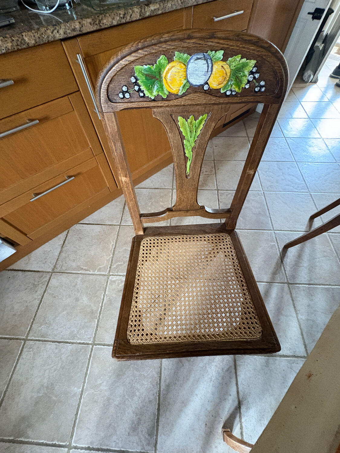 Table de cuisine en pierre de lave émaillée