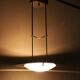 Suspension moderniste en verre, 70's
