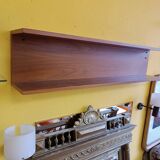 Scandinavian teak wall shelf 70's
