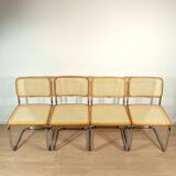 Lot de 4 chaises vintage Cesca « Made in Italy »