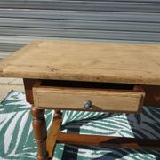 Table bureau en chêne masssif