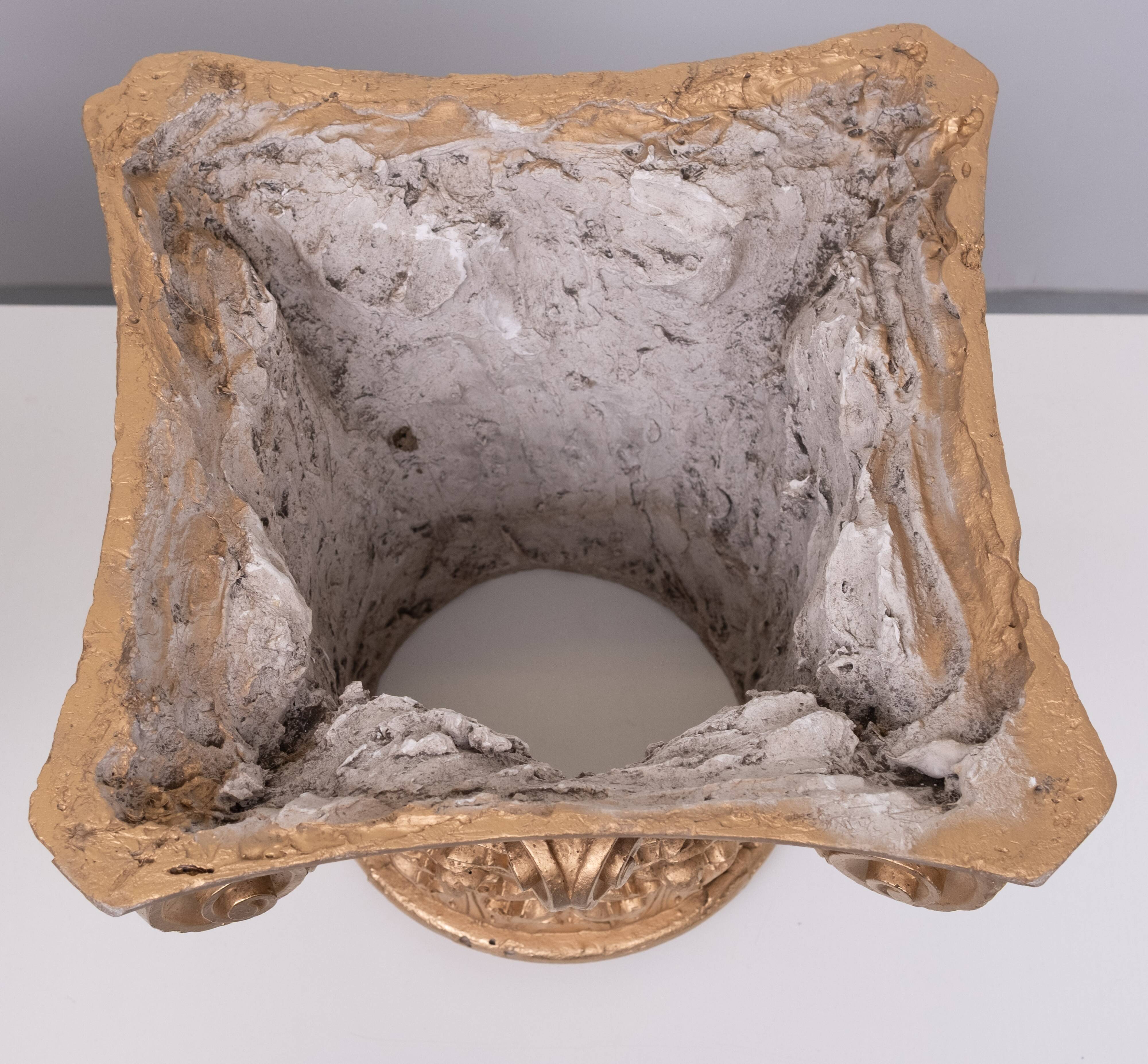 Corinthian capital side tables, 1970s