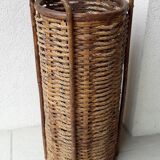 Porte parapluie rotin
