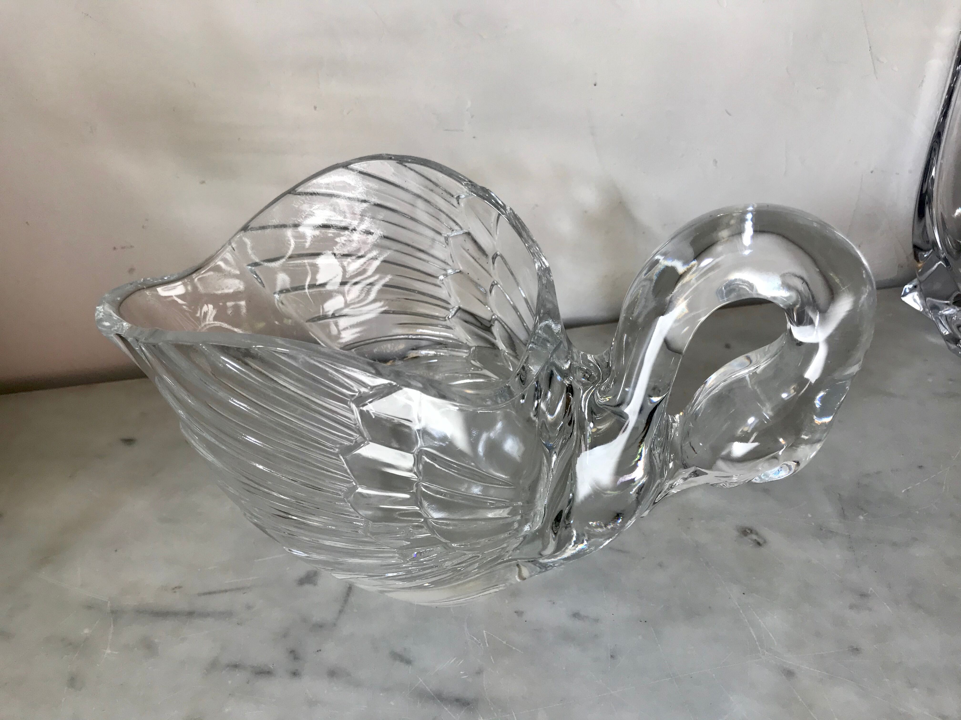 Crystal swan cup