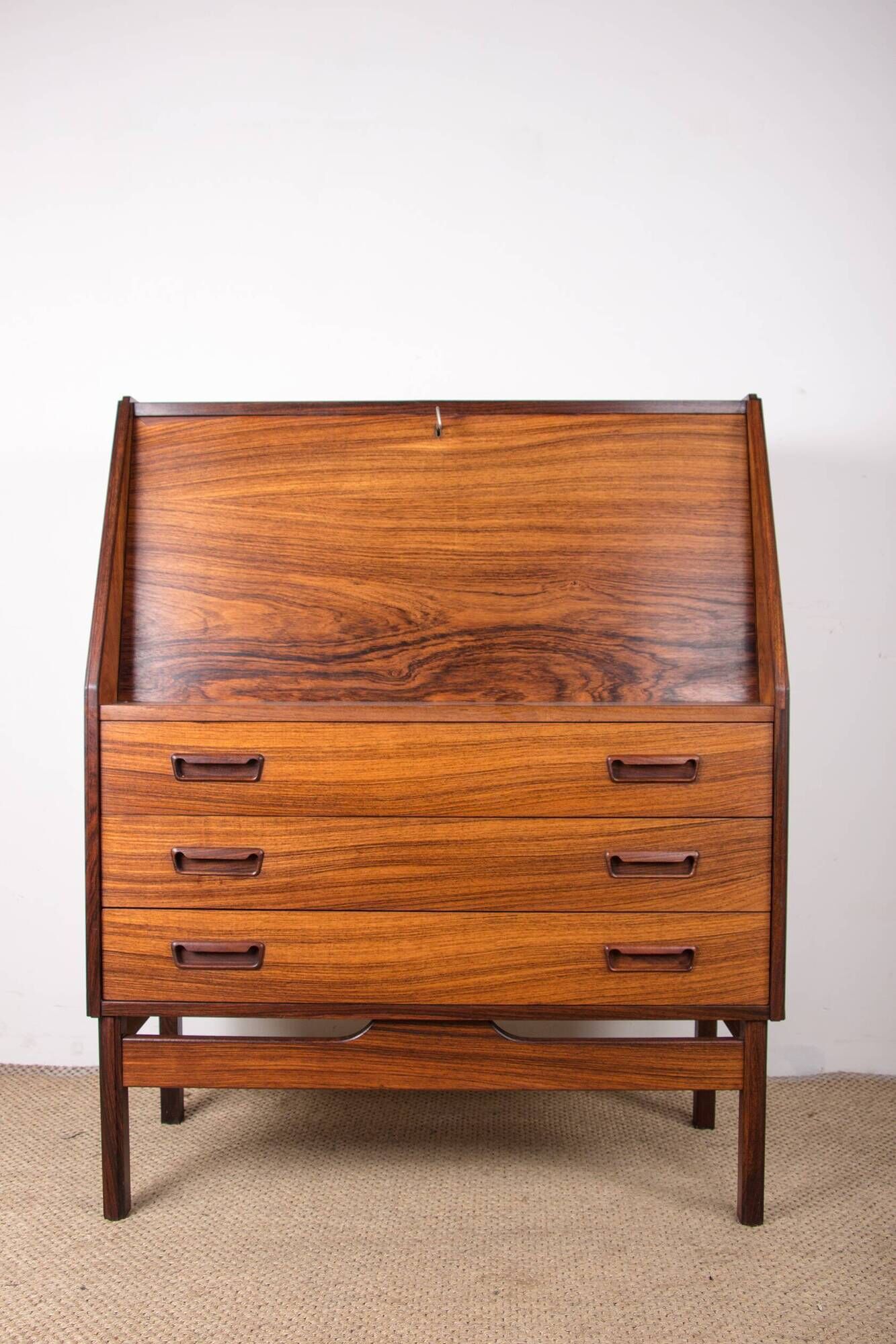 Secretary, desk, Danish in Rio rosewood by Dyrlund 1960.