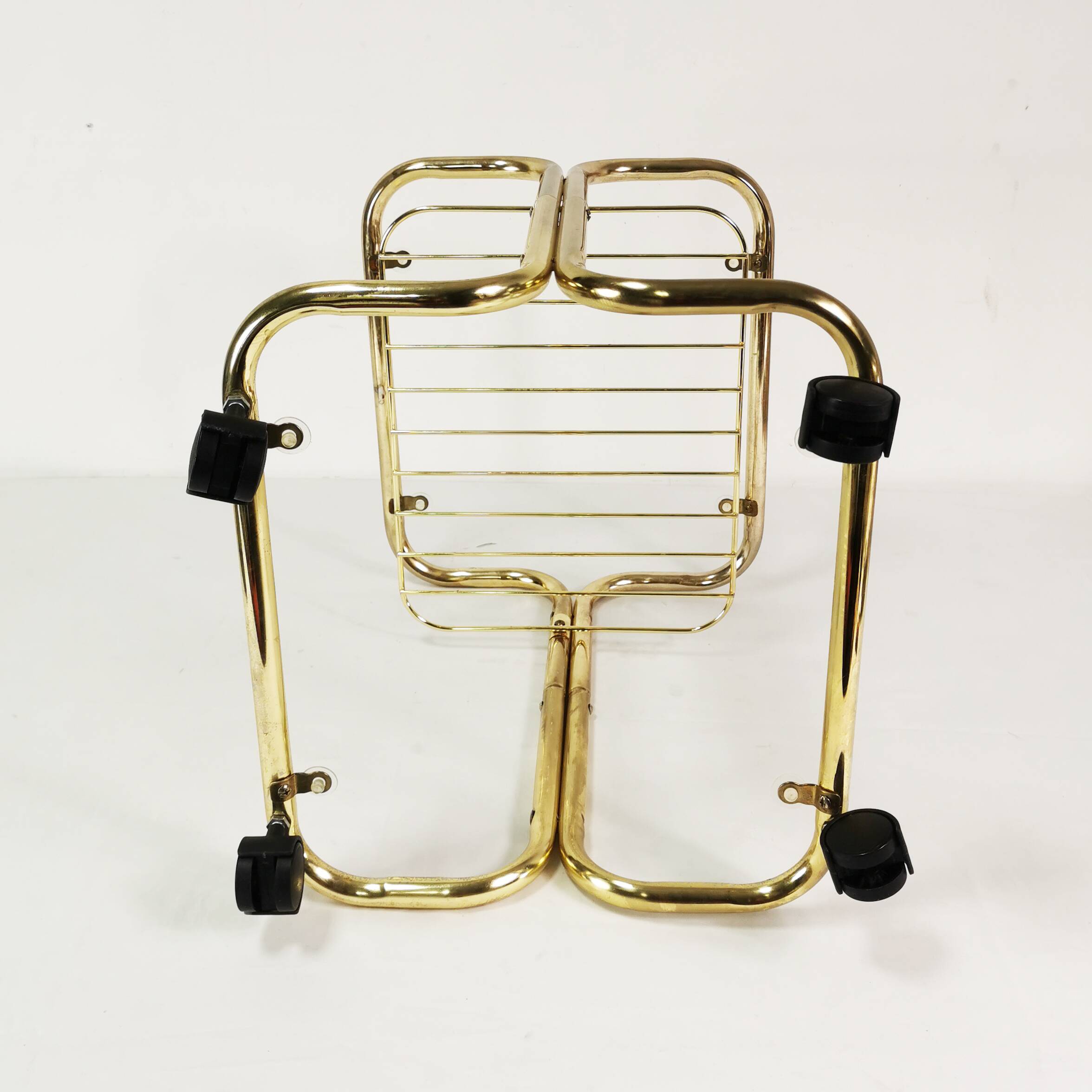 Modernistyczny, mobilny stolik pomocniczy, Niemcy, lata 70