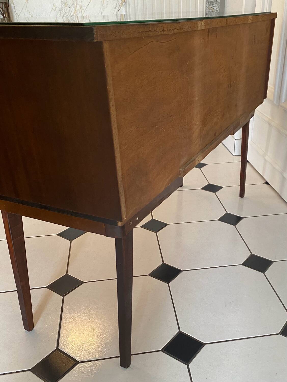 Vintage compass feet sideboard