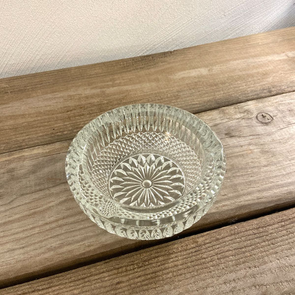 Vintage glass ashtray