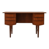 Freestanding Danish teak desk, 1950s/60s