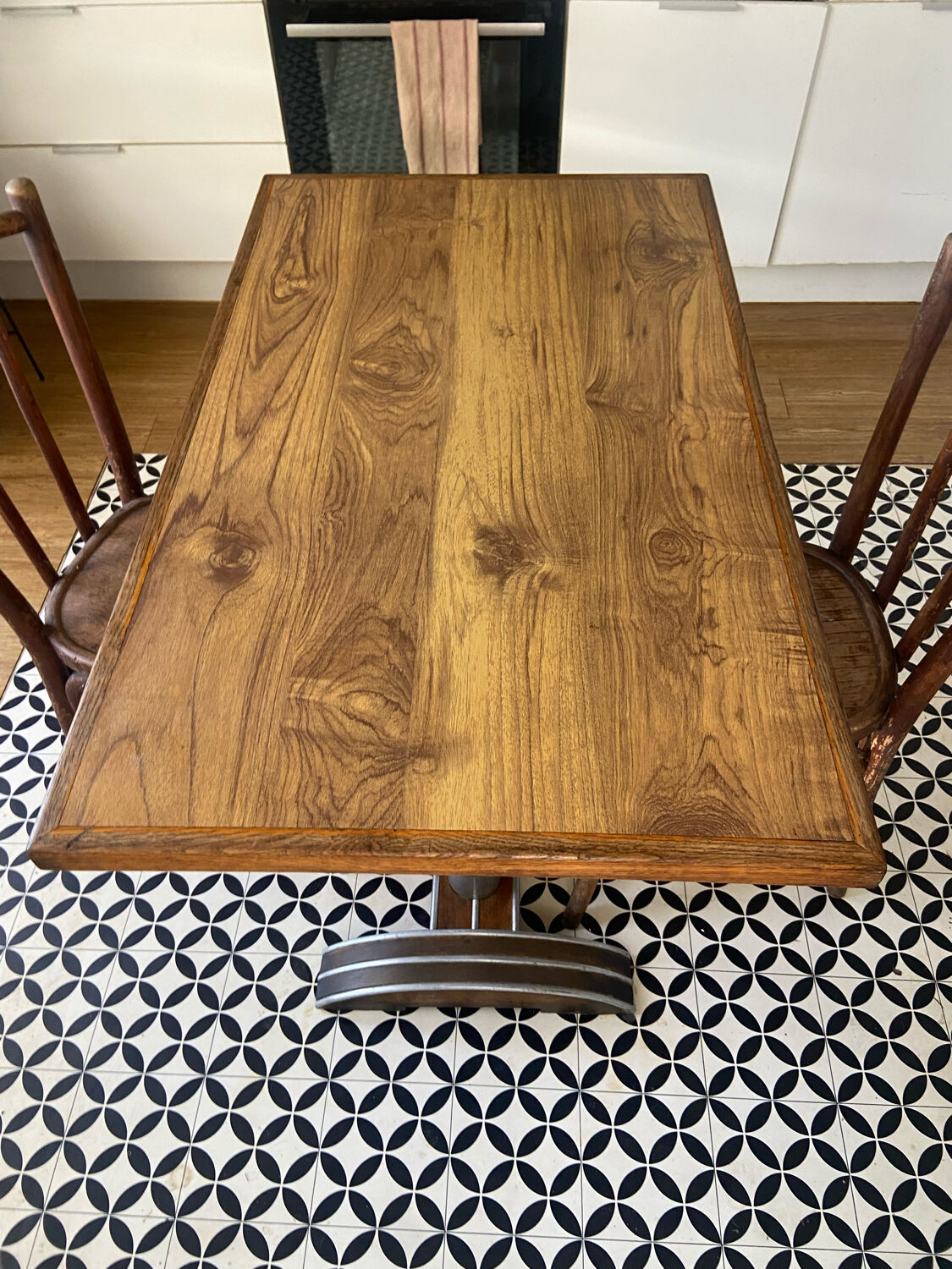 Set table and chairs Bistrot 50s