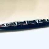 Art ceramic surfboard bowl dish by Rogier Vandeweghe for Perignem Studio, Belgium, 1960s