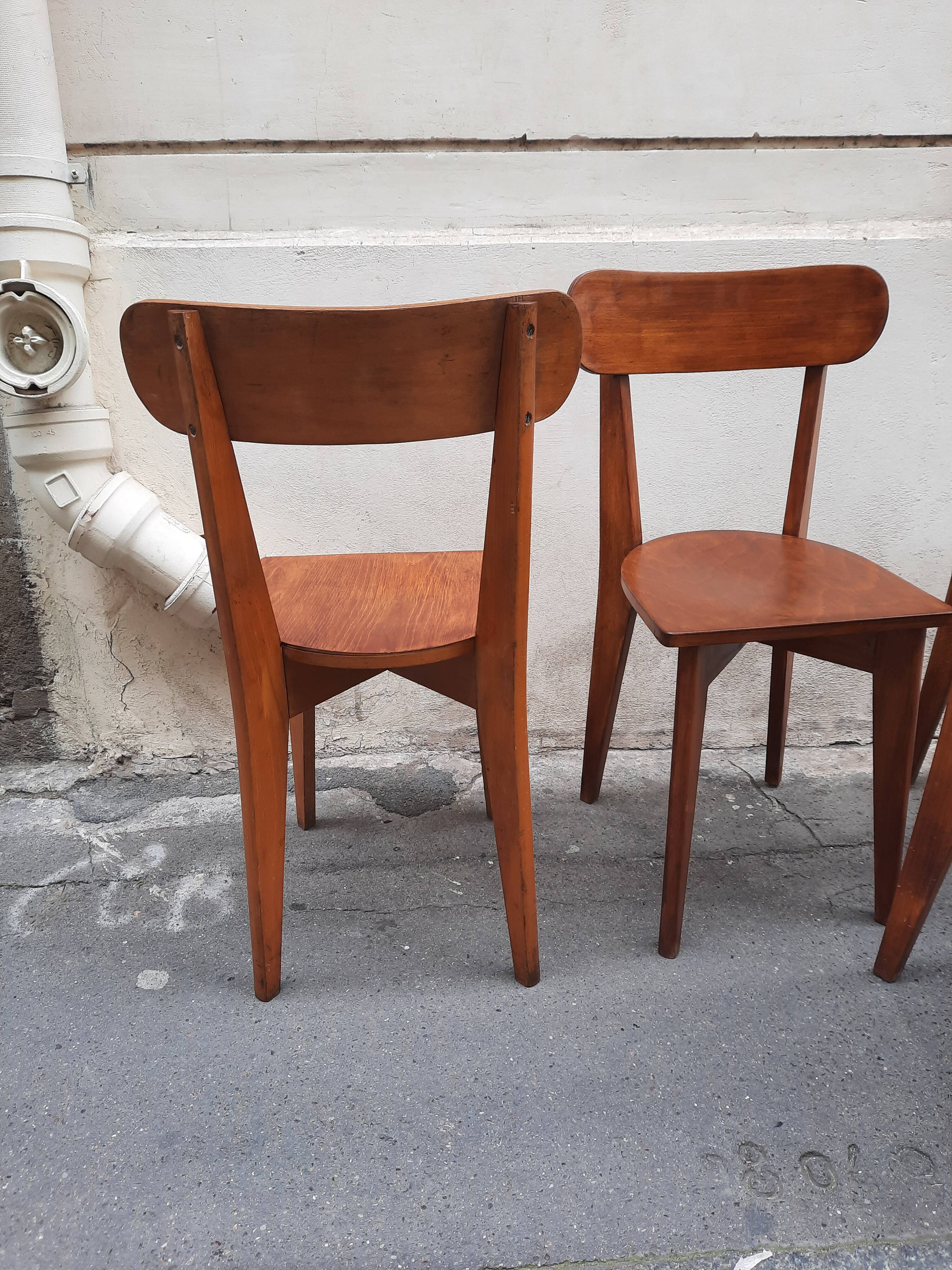 Lot of vintage bistro chairs