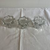 Reims glassworks candlesticks