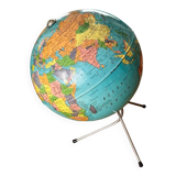 Tripod world globe map