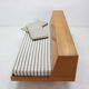 Sofa bed with storage compartment, ashwood