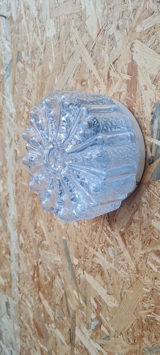 Chiseled glass ceiling light