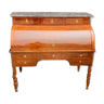 Vintage flamed mahogany cylinder desk