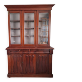 English display cabinet in mahogany