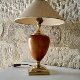 Homemade leather lamp the dolphin