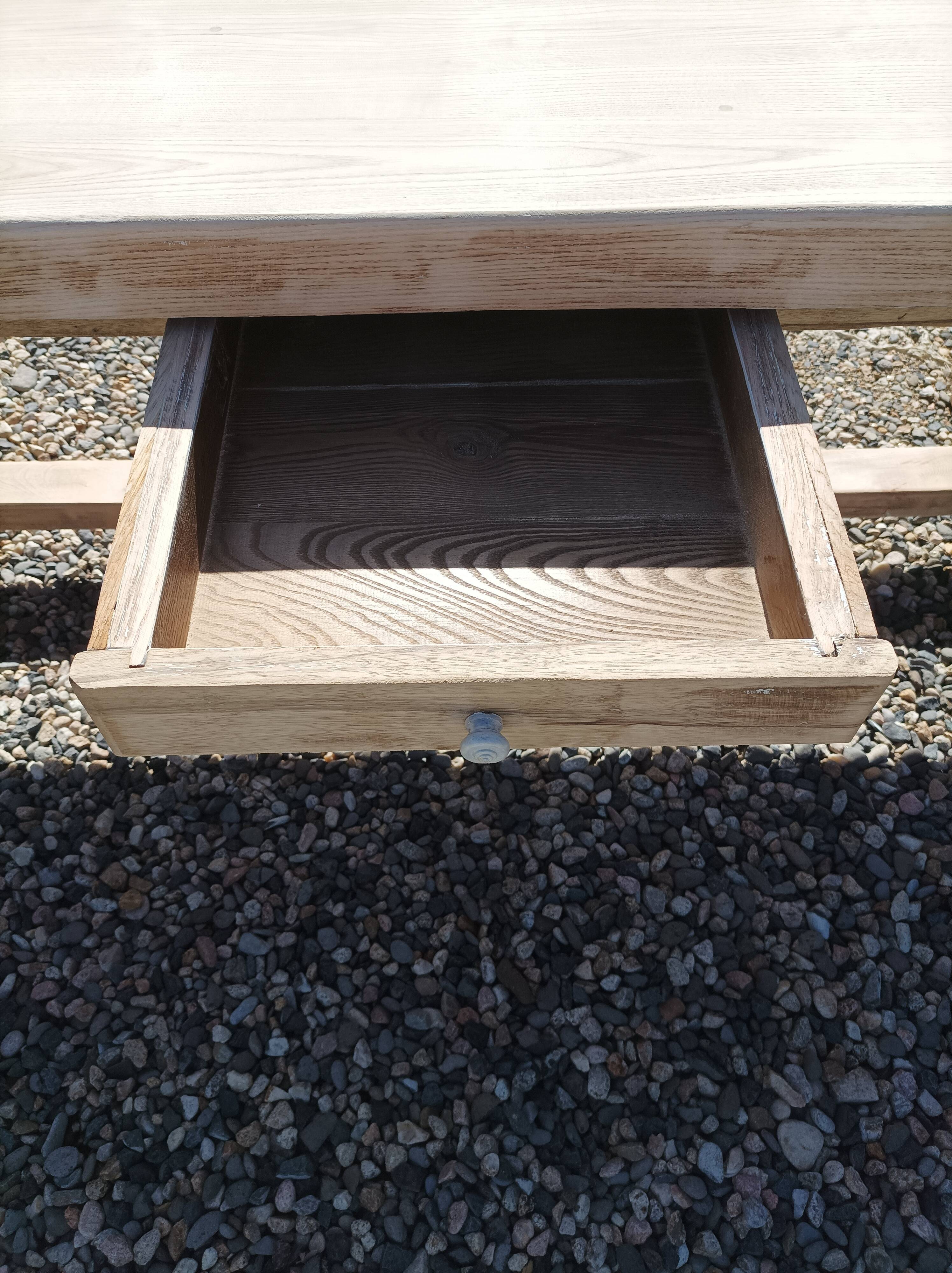 Beech farmhouse table