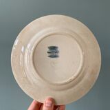 Series of 12 mismatched Terre de Fer dessert plates