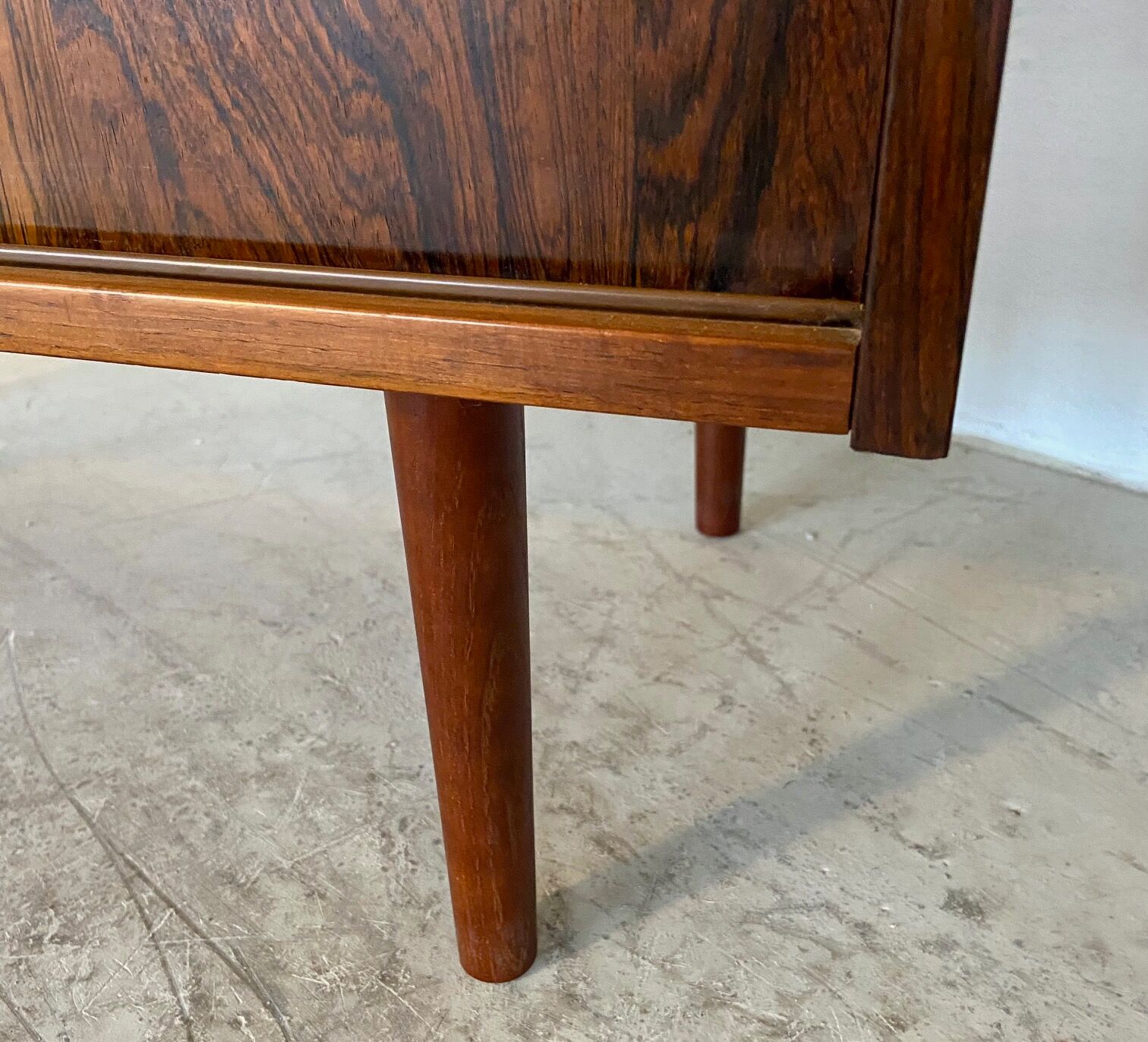 Vintage Danish buffets in rosewood from the 1960s.