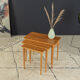 1960s nesting tables, Lotos Werkkunst