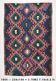 Red & Blue Geometric Vintage Kilim Rug, 158x238Cm