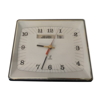 Pendulum wall clock Jaz transistor vintage  calendar