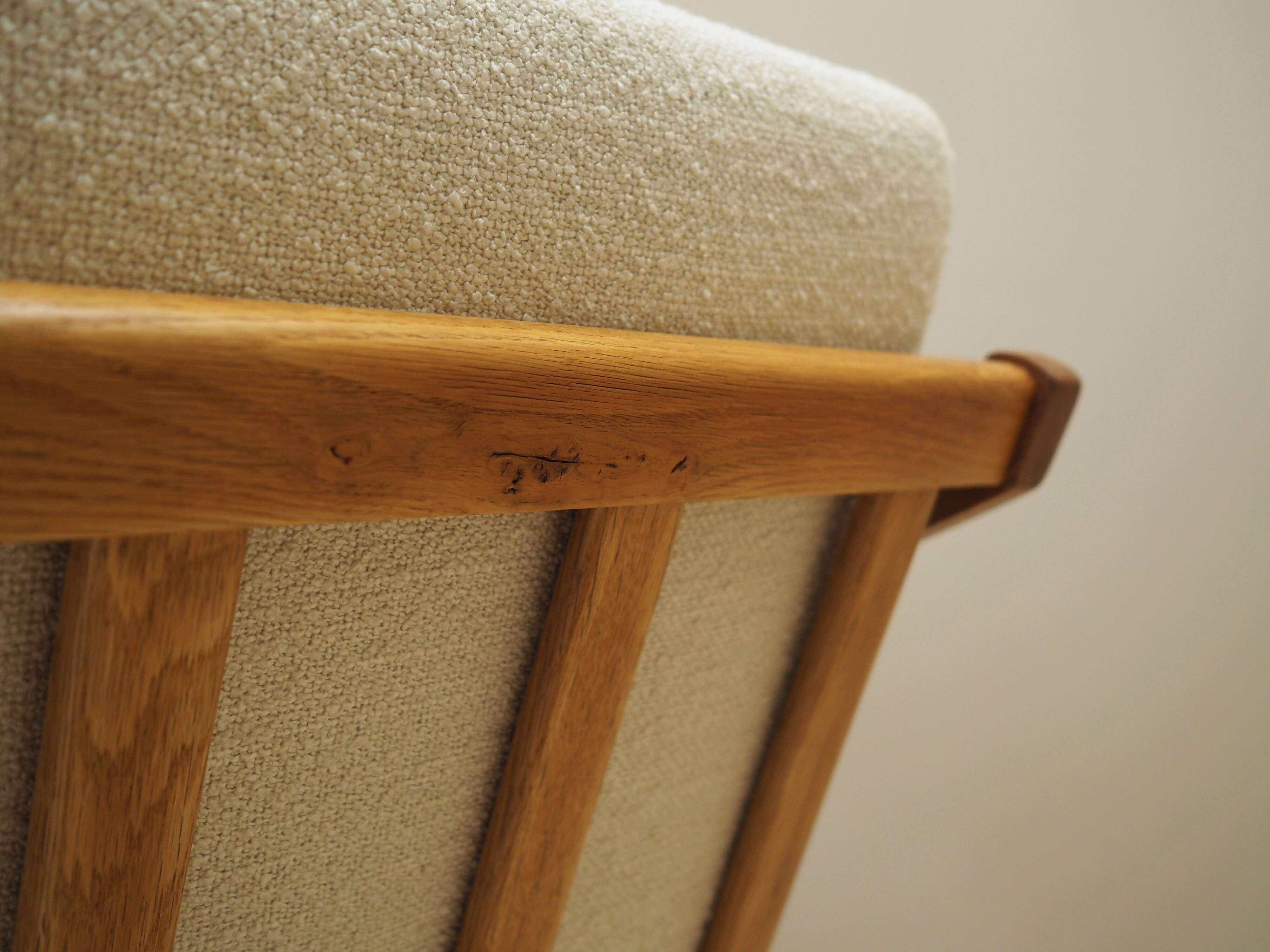 Oak rocking chair, Danish design, 1960s, designer: H. Brockmann Petersen, p