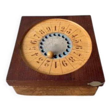 Wooden indoor boules game, 1950s
