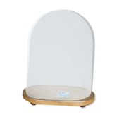 Globe en verre ovale 35,5 cm haut