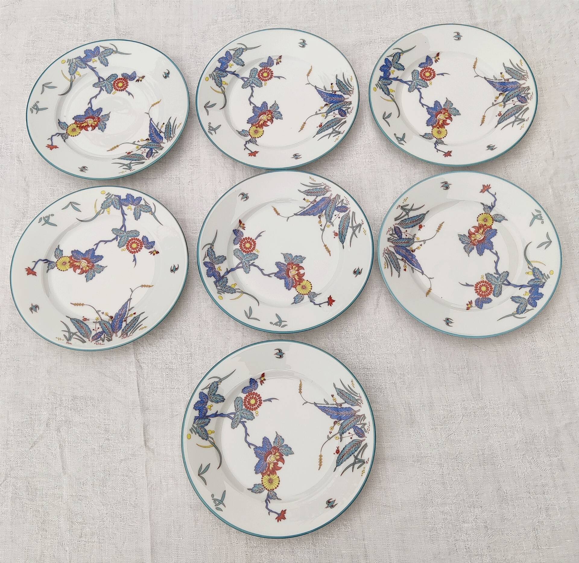 7 porcelain plates from Limoges - Haviland