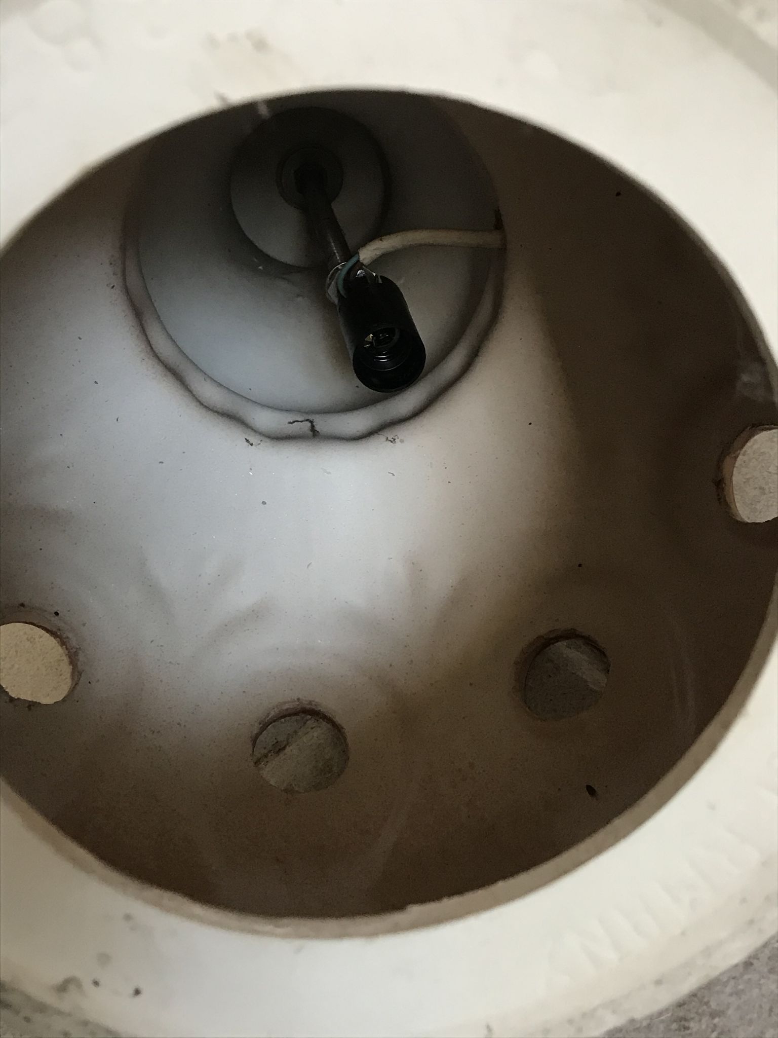 Lampe en céramique West Germany vintage