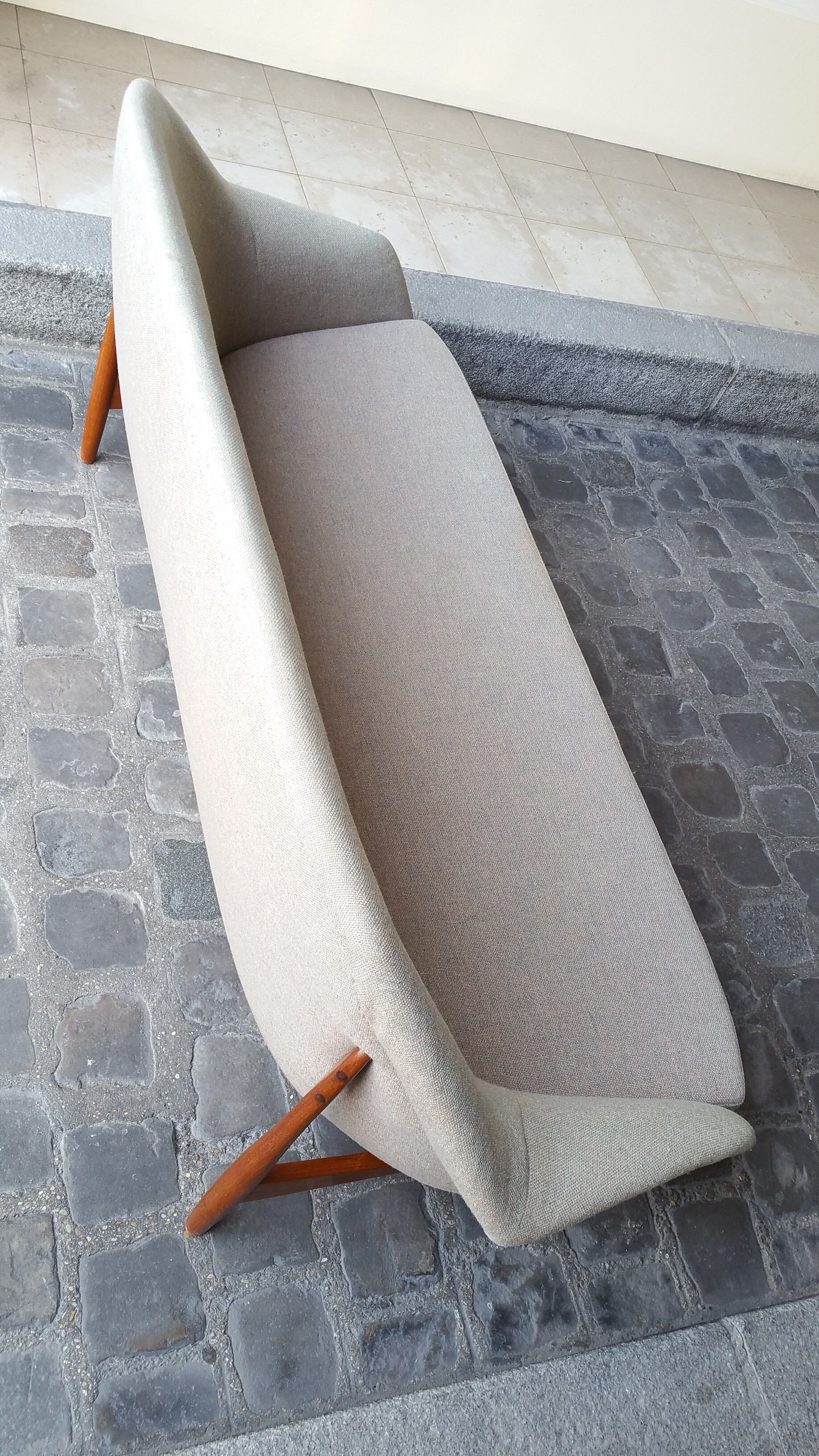 Sofa organic Danish Ib Kofod - Larsen for Carlo Gahrn of 1957