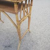 Rattan desk