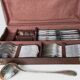 Alfenide Christofle silver-plated cutlery set - 48 pieces Rubans model