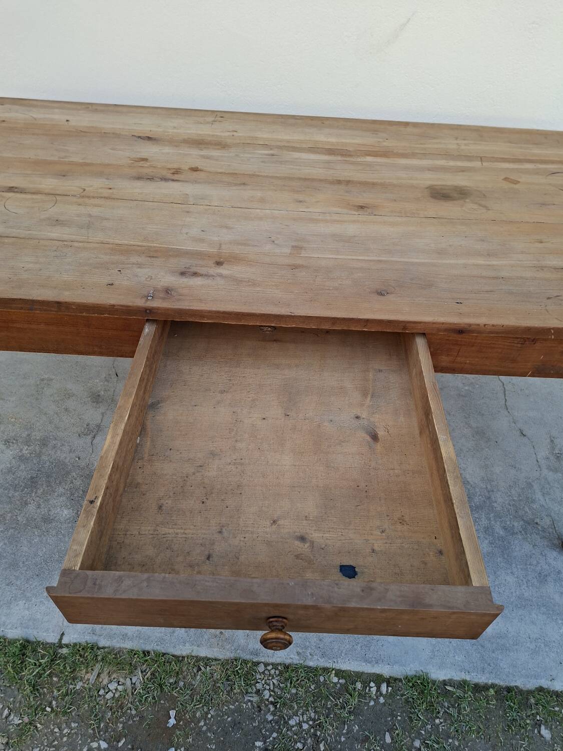 Table de Ferme rustique ancienne fabrication 1900s en Fruitier