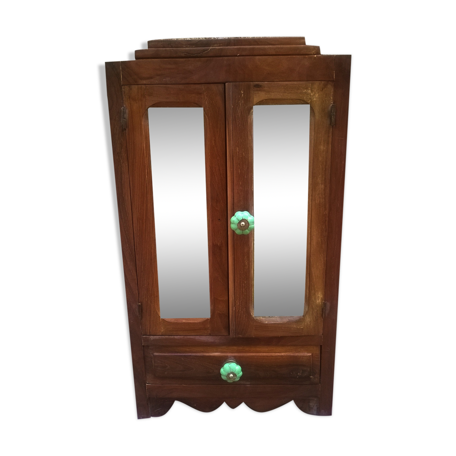 Small Art-Deco wall showcase