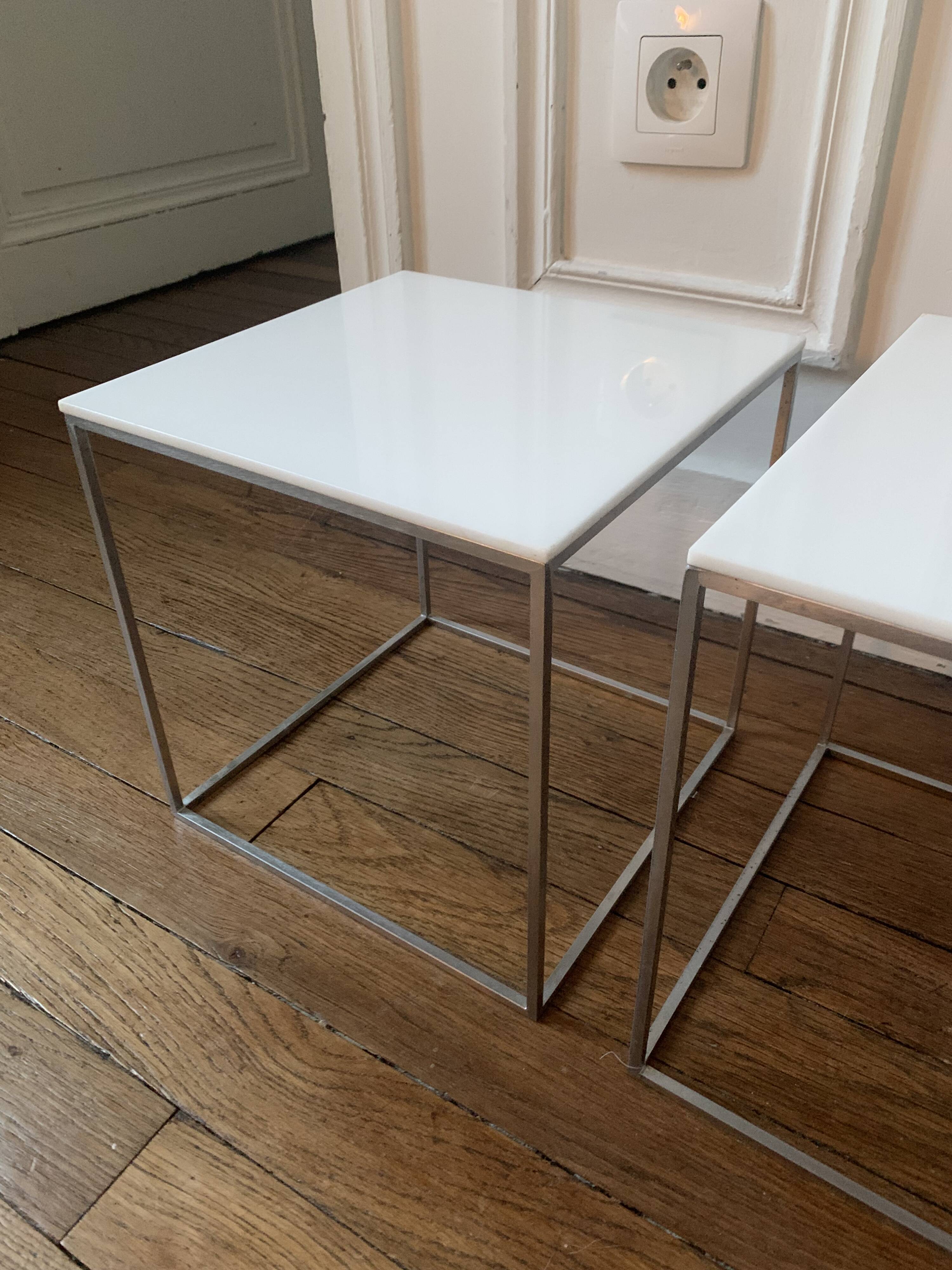 Tables gigognes PK71 de Poul Kjaerholm