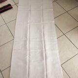 White cotton tablecloth