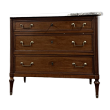 Mahogany Commode From Louis XVI XVIII Eme Century