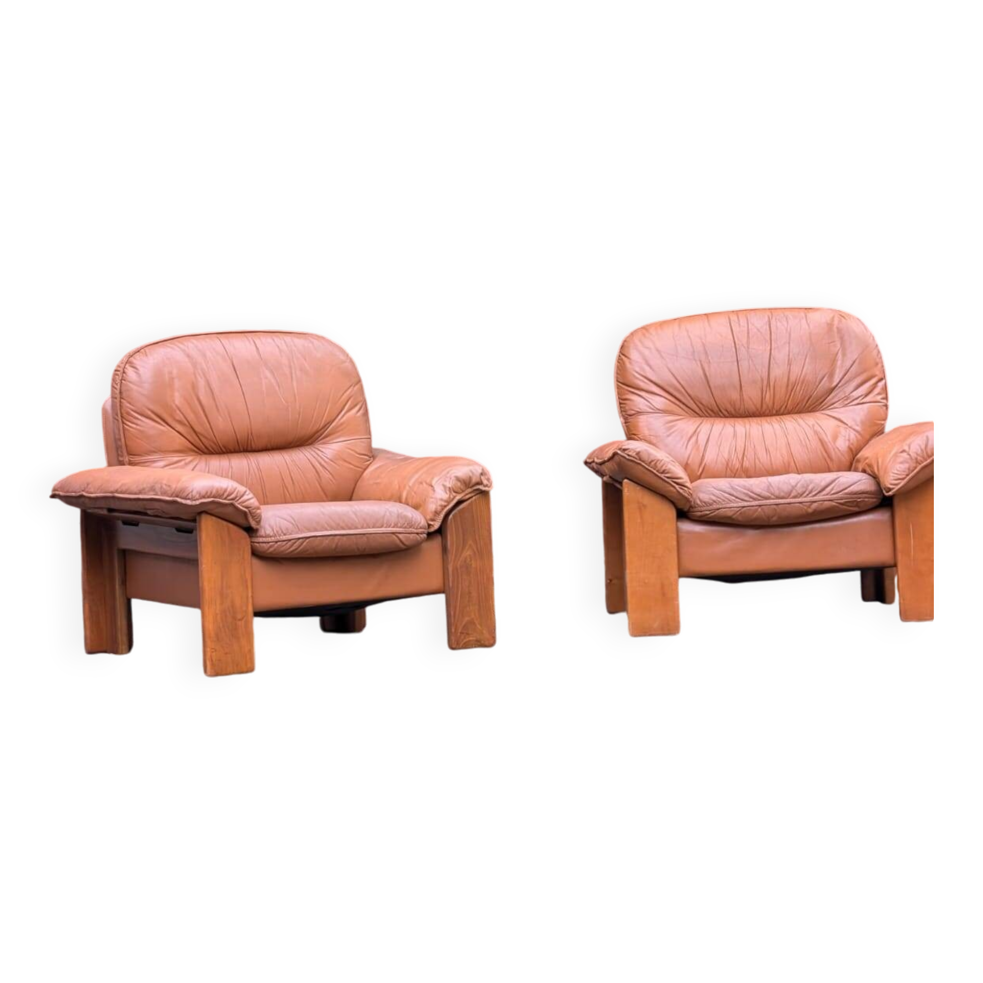 Pair of Armchairs by Mobilgirgi, 1970s
