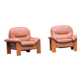 Pair of Armchairs by Mobilgirgi, 1970s