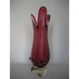 Vintage Val St. Lambert glass vase